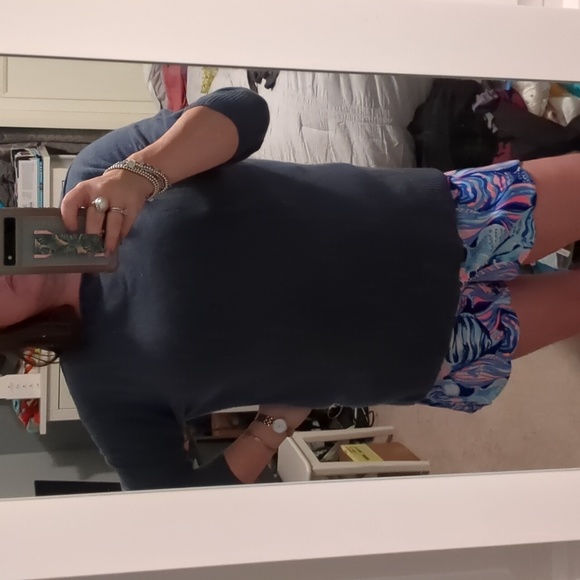 Boat neck Dolman style Lafayette 148 wool and cashmere sweater sz M - Picture 5 of 5